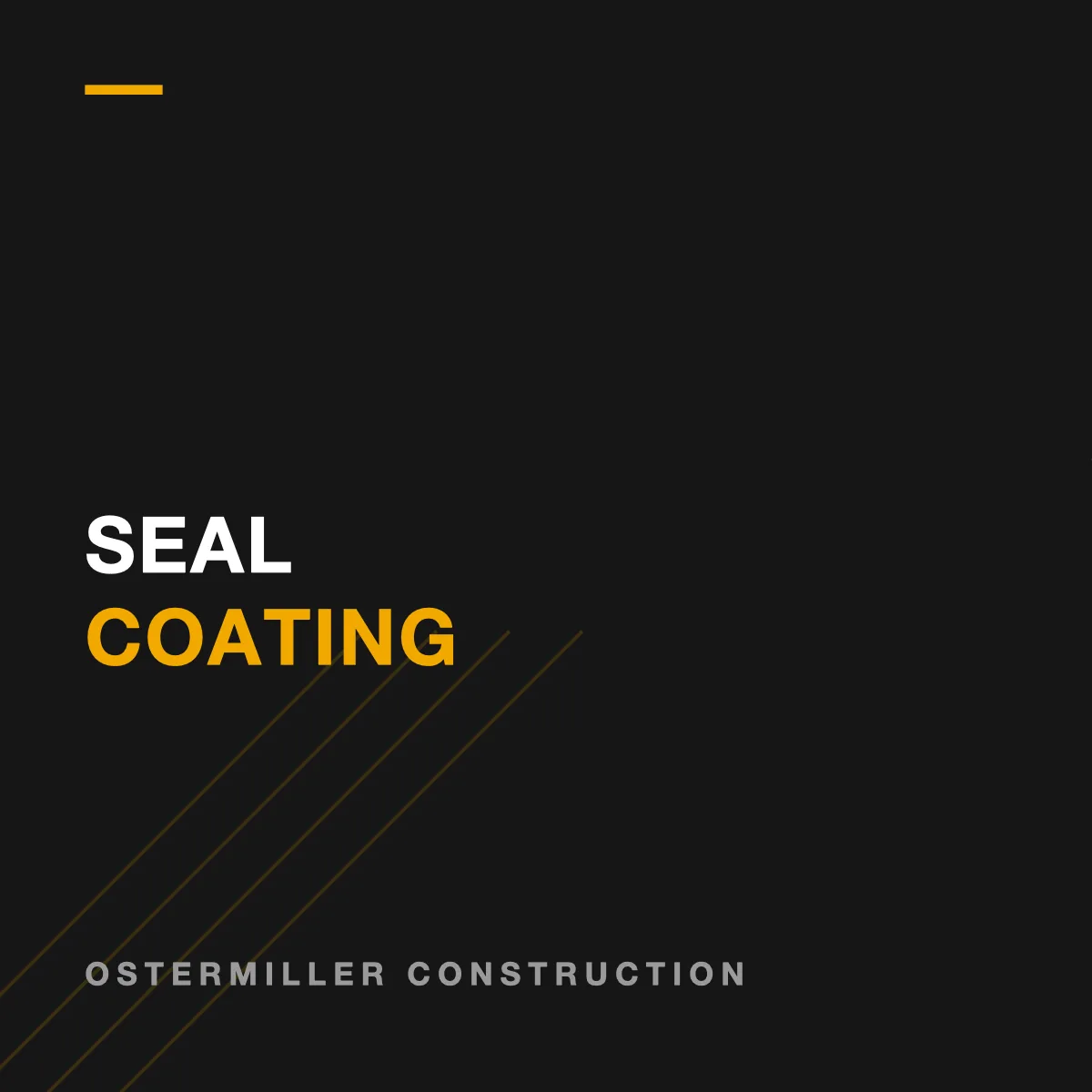Seal Coating in Billings, MT
